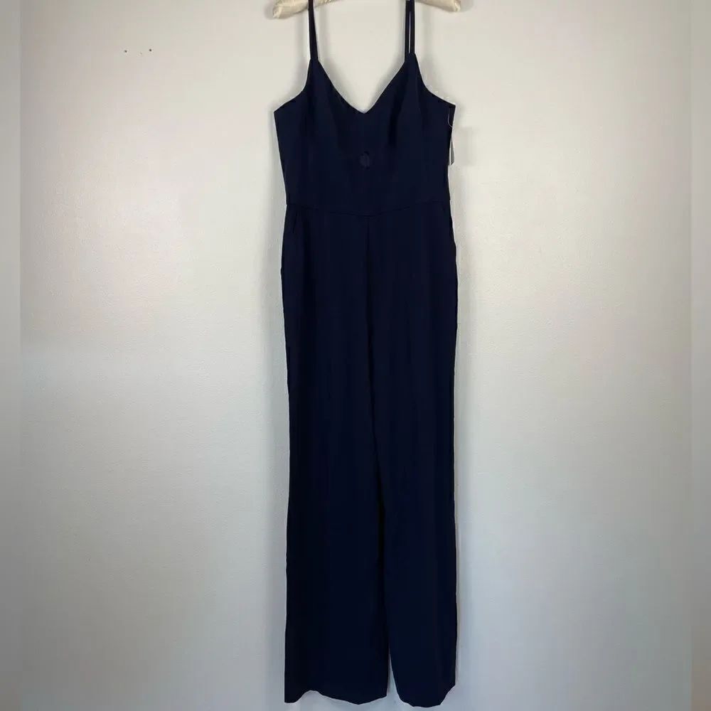 NWT Trina Turk Navy Blue Jump Suit Size 12